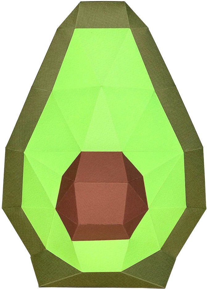 

PaperCraft PAPERRAZ Авокадо