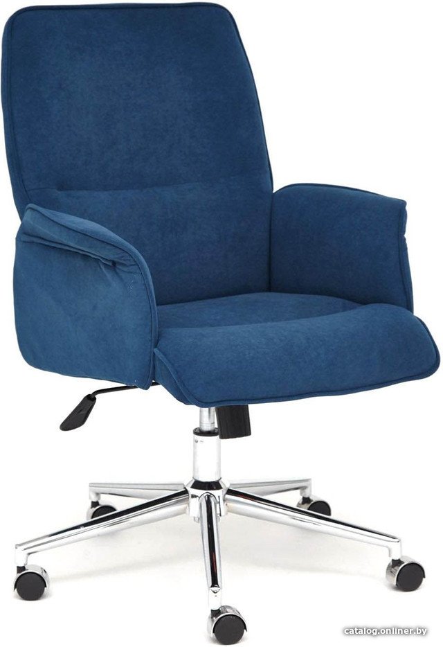 Офисное кресло TetChair York (флок, синий 32)