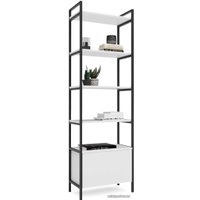 Стеллаж Crafto Бонд Мини Лофт 10 600x320x1900 (черный/белый)