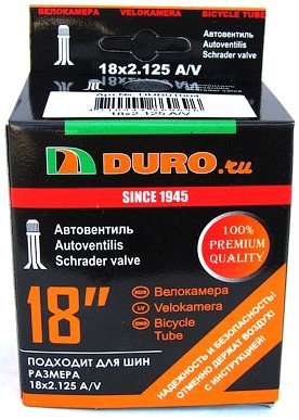 

Велокамера DURO 18x1.75/2.125 DHB01004