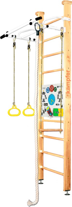 

Детский спортивный комплекс Kampfer Helena Ceiling Busyboard (стандарт, натуральный/бизиборд белый)