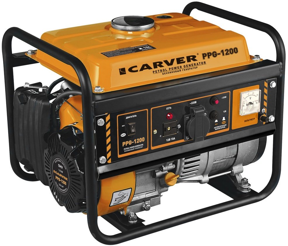 

Бензиновый генератор Carver PPG-1200