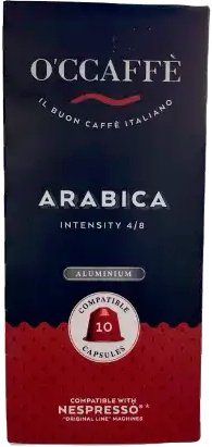 

Кофе в капсулах O'ccaffe Arabica Nespresso алюминиевые 10 шт