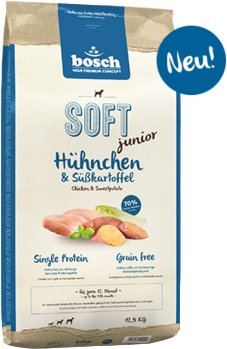 

Сухой корм для собак Bosch Soft+ Junior Chicken & Sweetpotato 1 кг