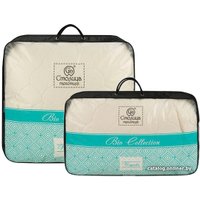 Спальная подушка Столица Текстиля Стеганая Верблюжья шерсть БИО на молнии (50х70 см)