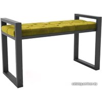 Банкетка Hype Mebel Бридж (черный/золото)