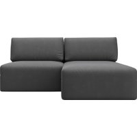 Угловой диван Лига диванов Лига-060 НПБ угол универсальный 129505 (замша Joly 13 серый)