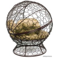 Кресло M-Group Апельсин 11520201 (коричневый ротанг/бежевая подушка)