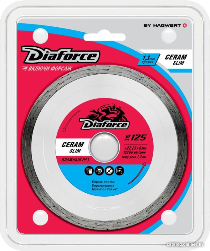 Отрезной диск алмазный  Diaforce Ceram Slim 514125S