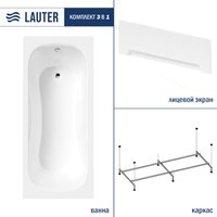 Ванна Lauter Sophia 150х70 21205150 (с каркасом и белым лицевым экраном)
