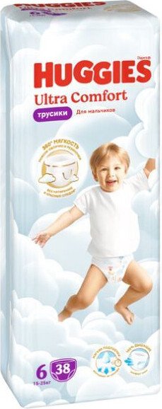 

Трусики-подгузники Huggies Ultra Comfort Mega 6 Boy (38 шт)