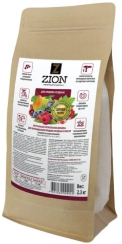 Удобрение Zion для плодово-ягодных (крафтовый мешок, 2.3 кг)