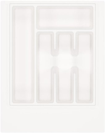 Лоток для столовых приборов Альтернатива М8534 (белый)