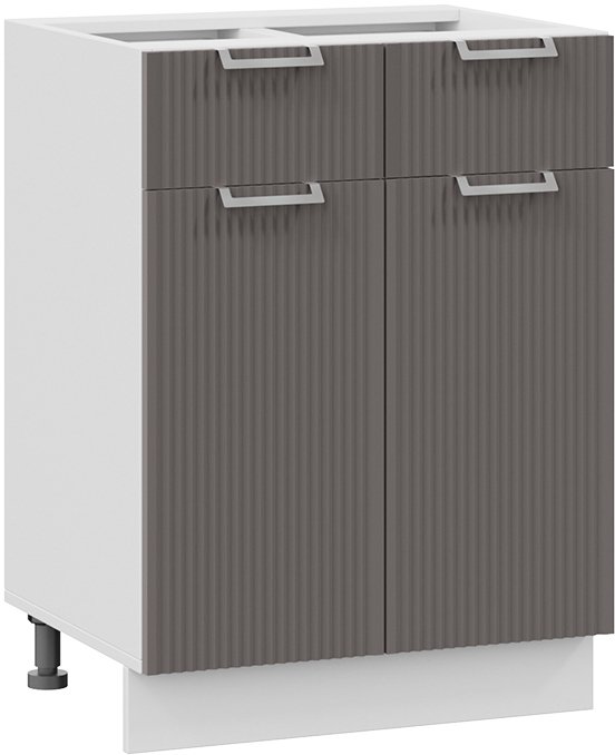 

Шкаф напольный Трия Кимберли 1Н6Я1 (белый/муссон)