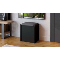 Банкетка Трия Бостон (антрацит/велюр серый) в Бобруйске