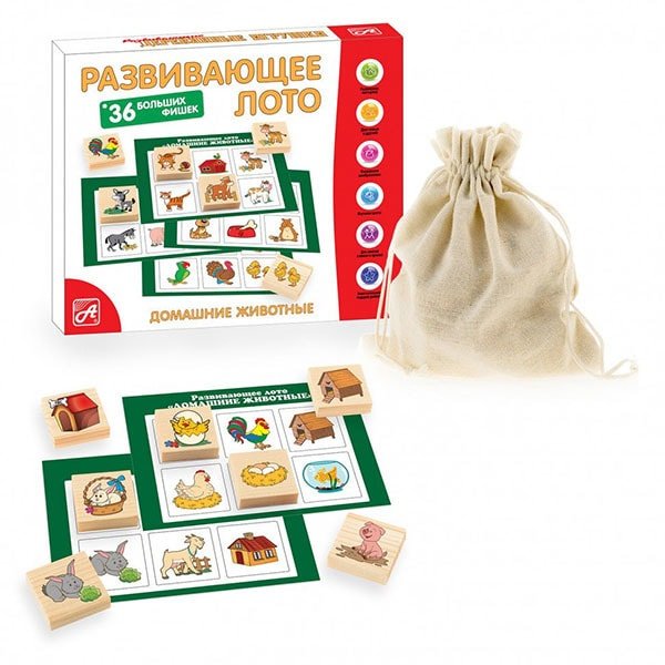 

Развивающая игра Анданте Домашние животные Д462а
