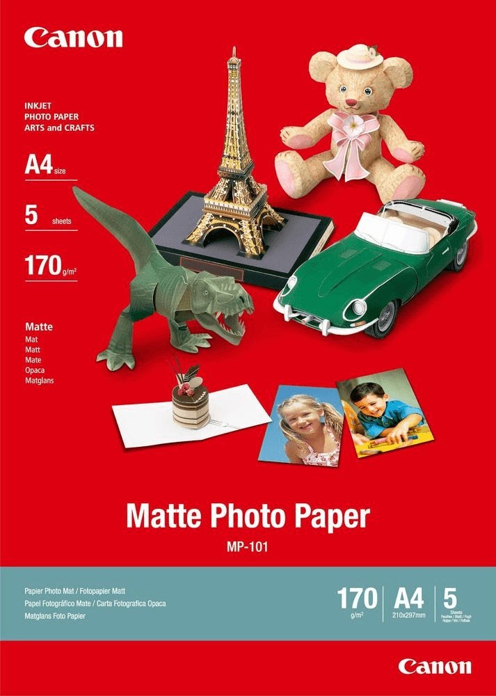 

Фотобумага Canon Matte Photo Paper MP-101 А4 170 г/м2 5 л 7981A042