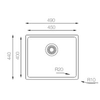 Кухонная мойка ZorG ZRE 4944