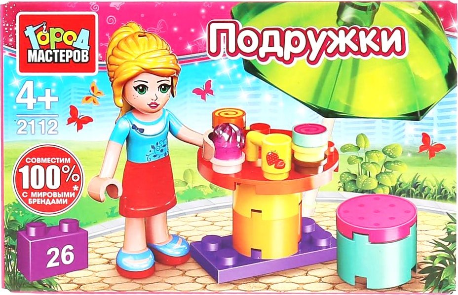 

Конструктор Город мастеров Подружки 2112-LL Кафе