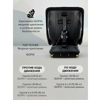 Детское автокресло Pituso Weby 966i-Black