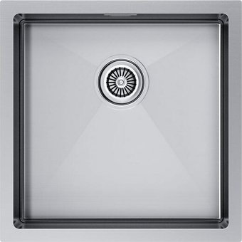 Кухонная мойка Paulmark Gerberg 44 UNI PM254444-BS (стальной/брашированная сталь)