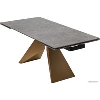 Кухонный стол M-City Ales 180 614M05288 (керамика/бронзовый)