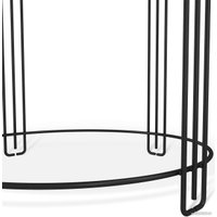 Журнальный столик Sheffilton SHT-CT53 (лунная ночь/черный муар)