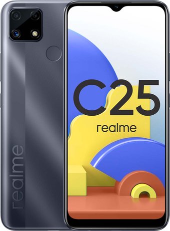 Realme C25 RMX3191 4GB/64GB международная версия (серый)