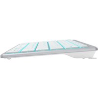 Клавиатура A4Tech Fstyler FX61 (серебристый/белый)