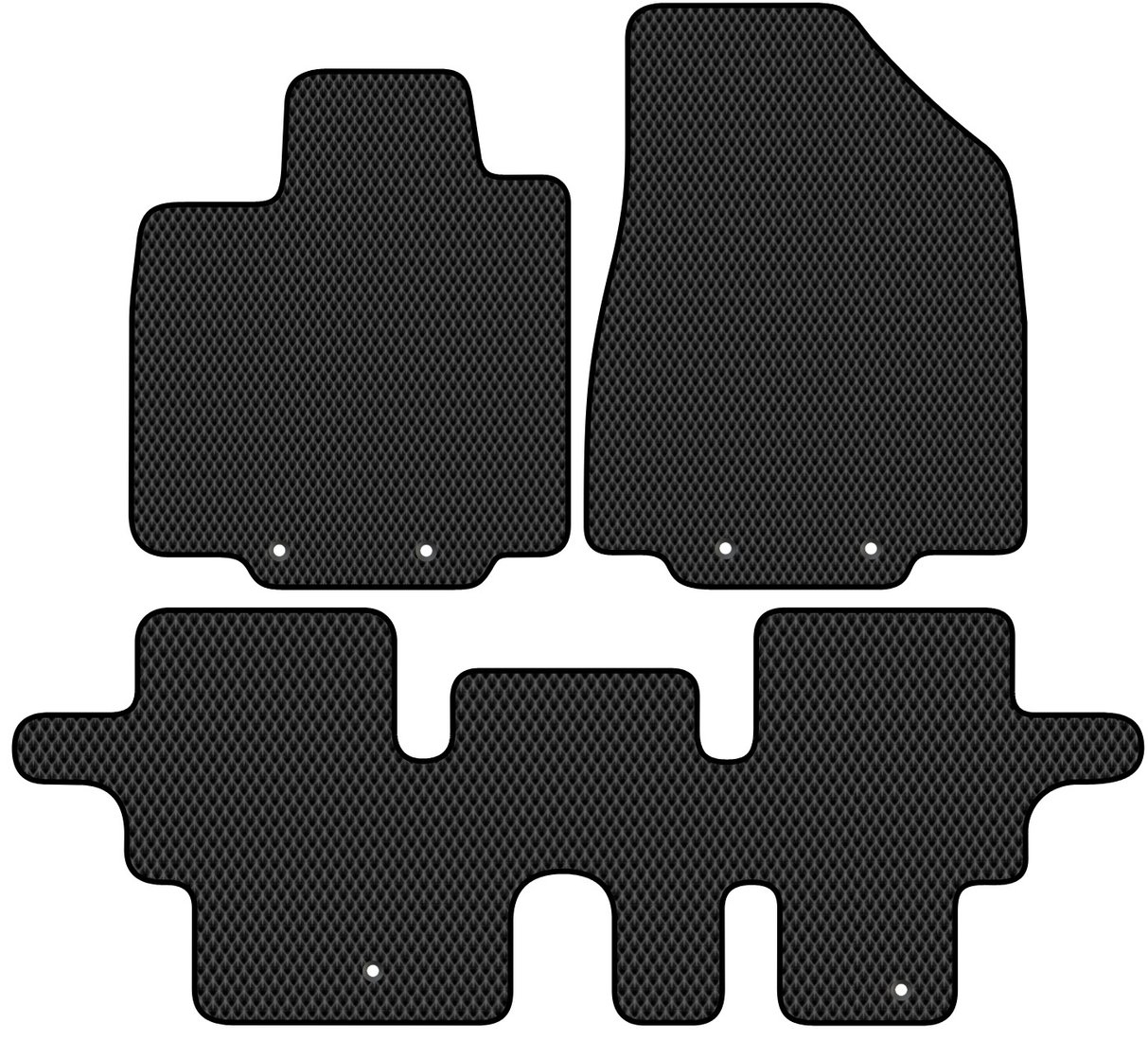 

Комплект ковриков для авто Alicosta Infiniti QX60 (suv, гибрид) 2014 - Н.В. (черный, ромб)