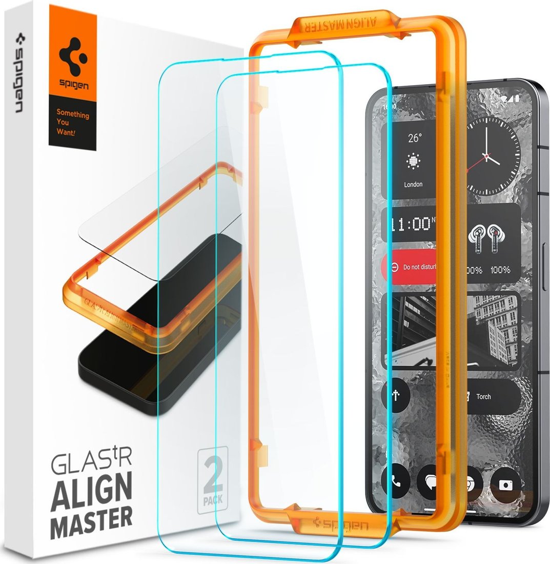 

Защитное стекло Spigen ALM Glas TR для Nothing Phone (2) AGL06981 (2шт)