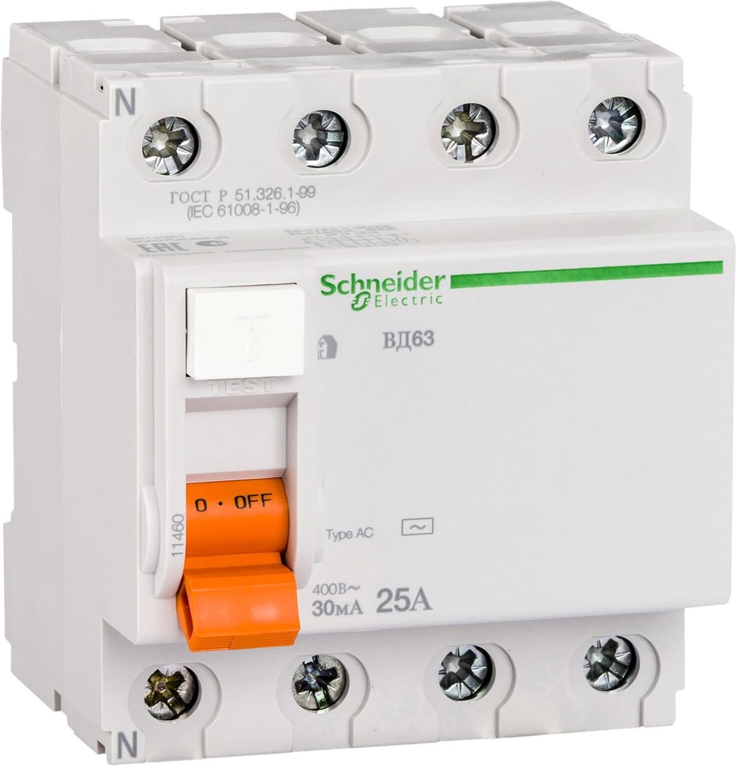 

Дифференциальный автомат Schneider Electric Домовой 11460