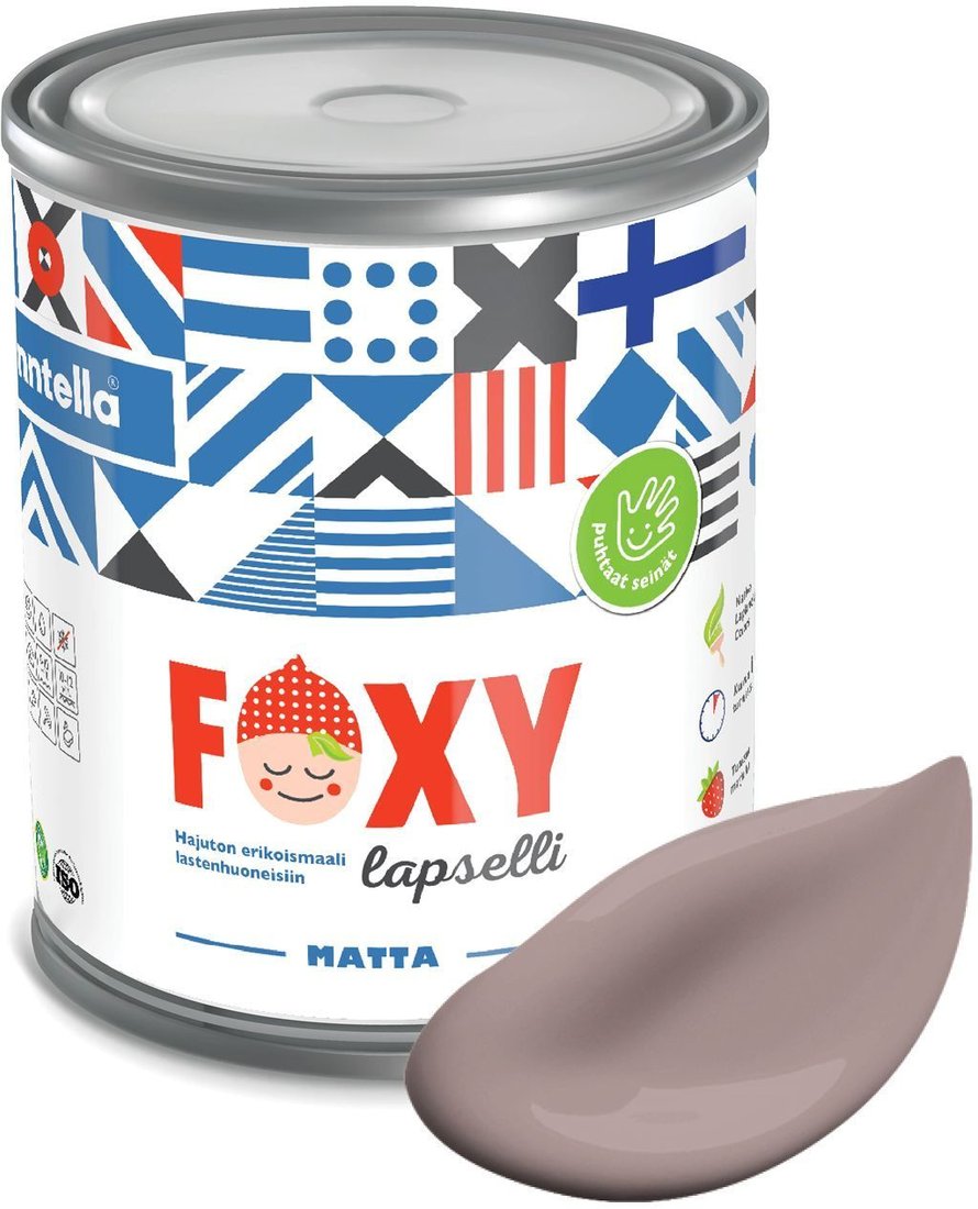 

Краска Finntella Foxy Lapselli Matte Juhla F-50-1-1-FL248 0.9 л (коричневый)