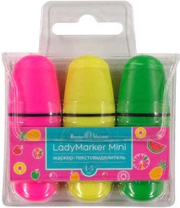 

Набор маркеров Bruno Visconti LadyMarker Mini 22-0067 (3шт)