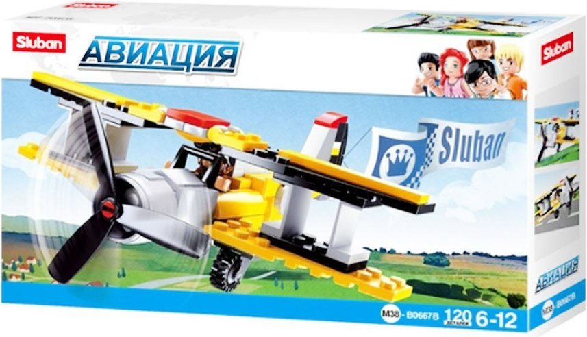 

Конструктор Sluban Авиация. Самолет M38-B0667B