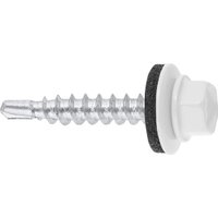 Саморез Admiral Кровельный 5.5x25 RAL 9003 Белый (250шт, шоубокс)