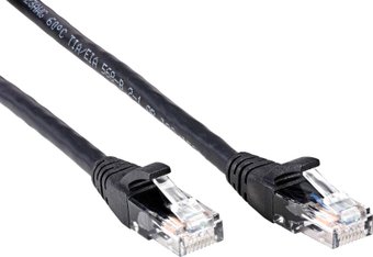 Кабель iOpen ANP612 RJ-45 - RJ-45 (10 м, черный)