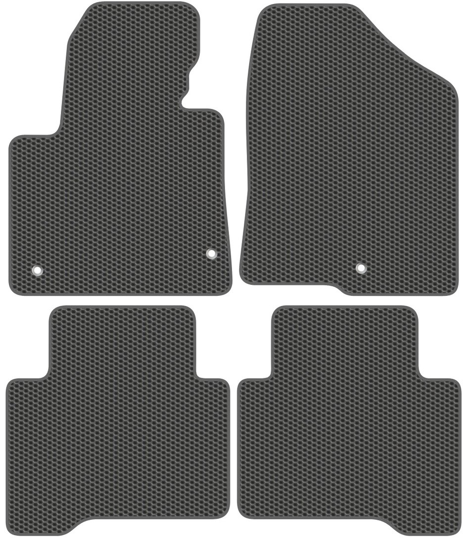 

Комплект ковриков для авто Alicosta Hyundai Grand Santa Fe I (suv / DM) 2013 - 2018 (серый)