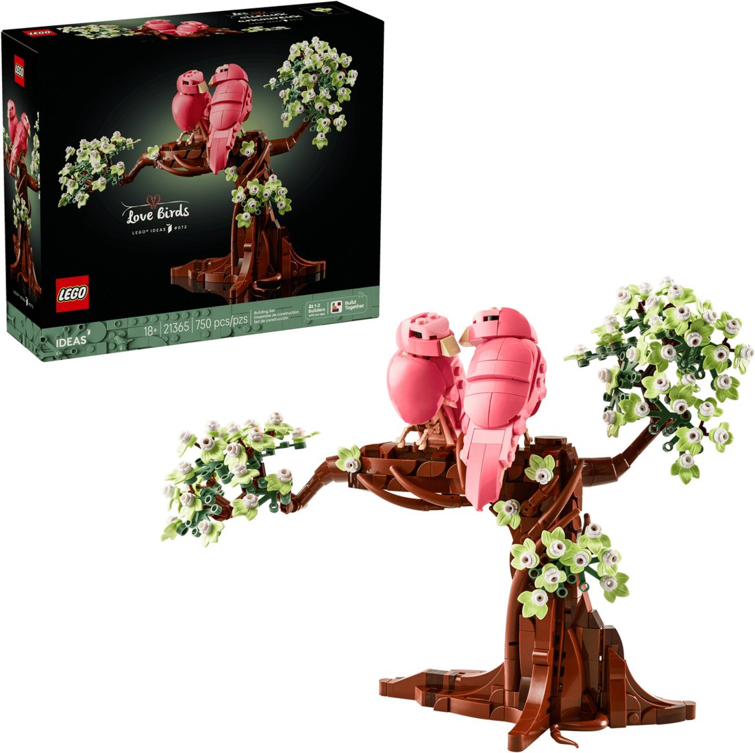 Конструктор LEGO Ideas 21365 Влюблённые птицы