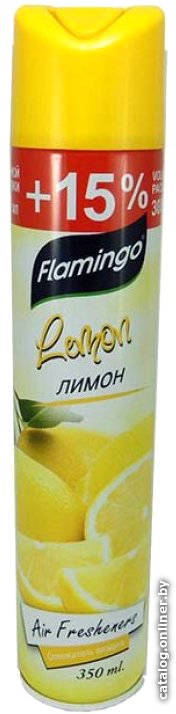 Освежитель воздуха Ozden Flamingo Лимон 3 в 1 (350 мл)