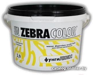 Краска Zebracolor Фунгилюкс 13кг (белый)