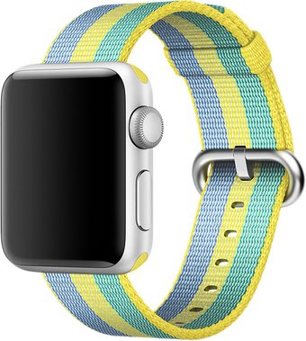 Apple из плетеного нейлона 42 мм (желтая пыльца) [MPW62]