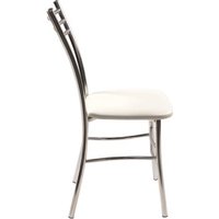 Стул ВВР Трио (белый/хром, экокожа) в Могилеве