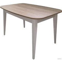 Кухонный стол Васанти плюс Дорн ДН-10 (дуб небраска натуральный/белый)