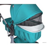 Универсальная коляска Aimile Original New Silver (2 в 1, голубая гавань)