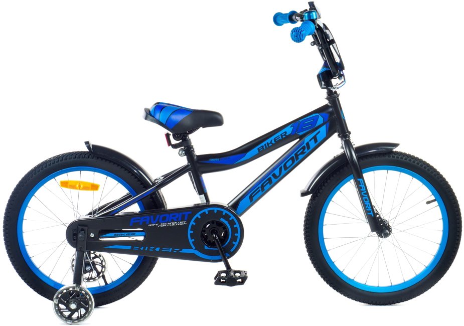 

Детский велосипед Favorit Biker 18 BIK-18BL (синий)