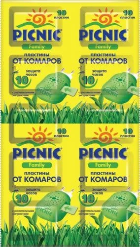 

Пластина от насекомых Picnic Family 10 шт