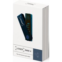Аппаратный криптокошелек Ledger Nano X (темно-синий)