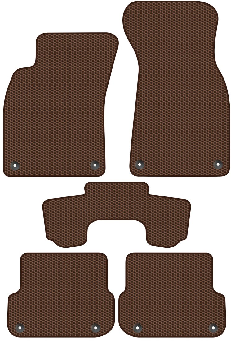 

Комплект ковриков для авто Alicosta Audi S6 (универсал, седан / C6) 2004 - 2010 (коричневый, сота)