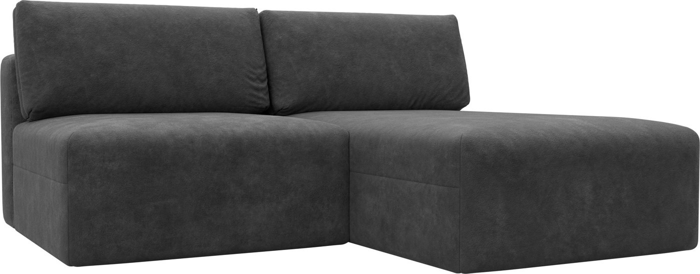 

Угловой диван Лига диванов Лига-060 НПБ угол универсальный 129508 (велюр Brut 16 темно-серый)